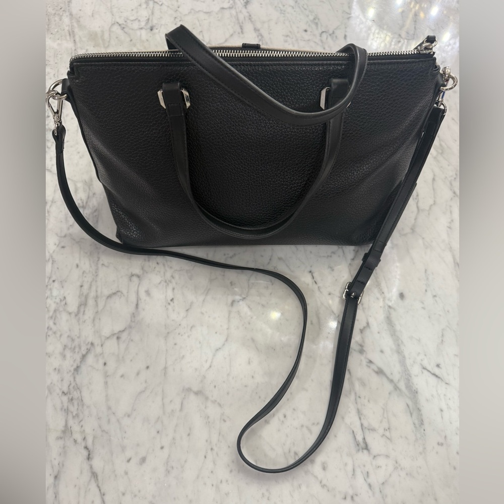 ❤️SOLD❤️ NEW Nine West Cashmere Grey Beige Black Shoulder Bag Crossbody Purse - Picture 10 of 13